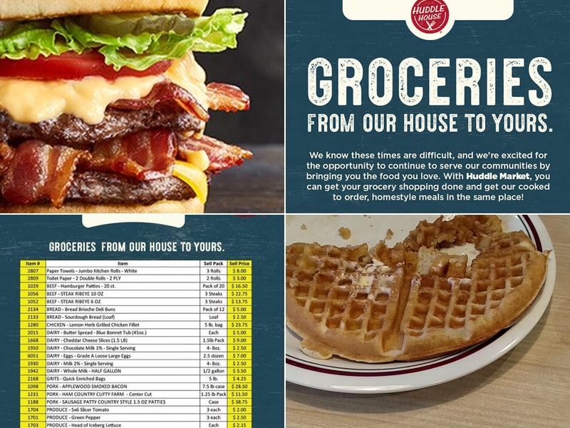 Huddle House Menu