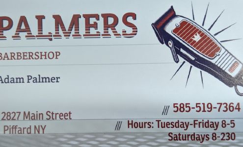 Palmer's Barber Shop 2827 Main St, Piffard New York 14533