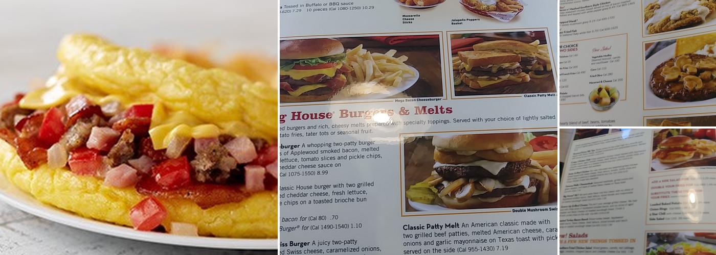 Huddle House Menu