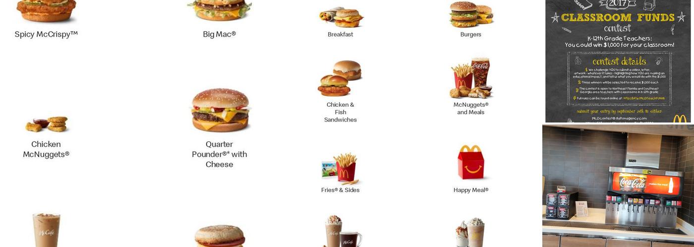 McDonald's Menu