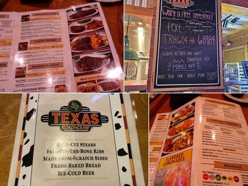 Texas Roadhouse Menu