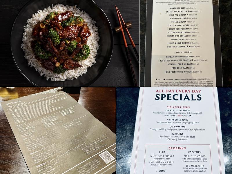 P.F. Chang's Menu