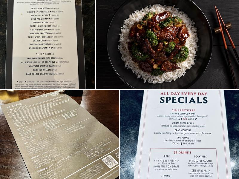 P.F. Chang's Menu