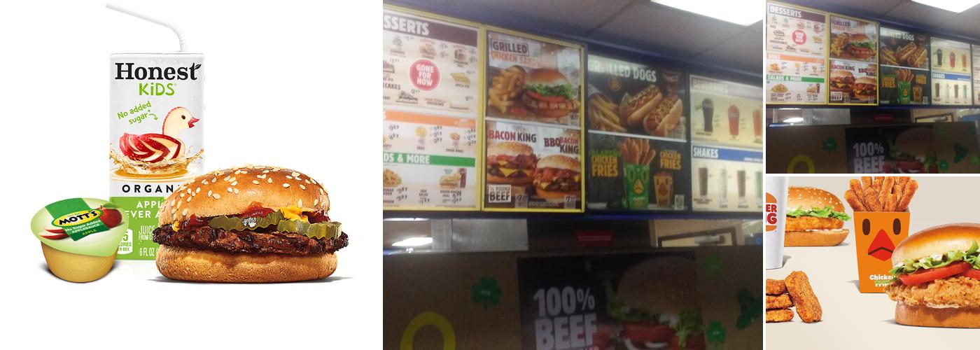 Burger King Menu