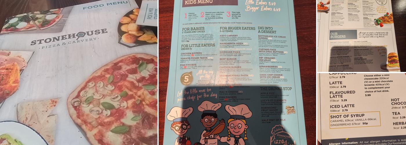 The Punch Tavern Menu