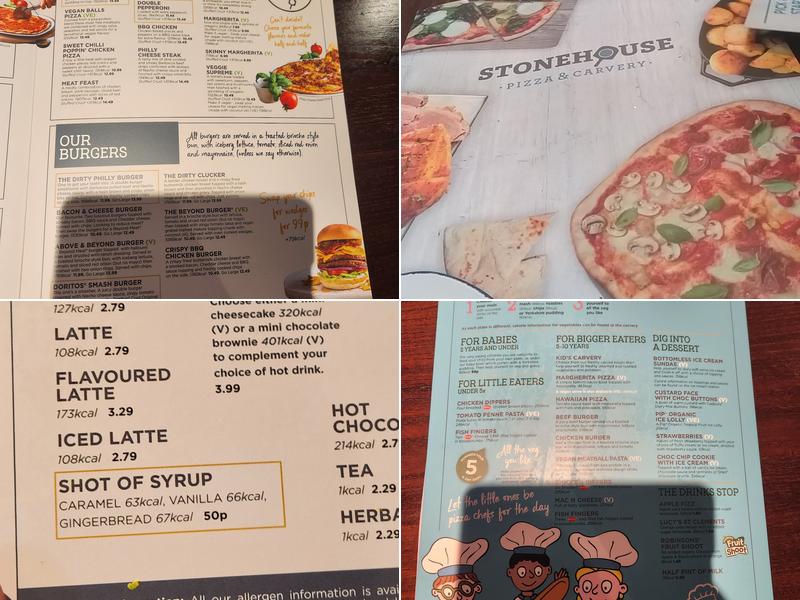 The Punch Tavern Menu