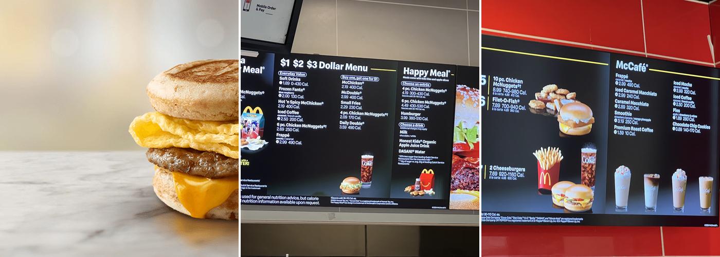 McDonald's Menu