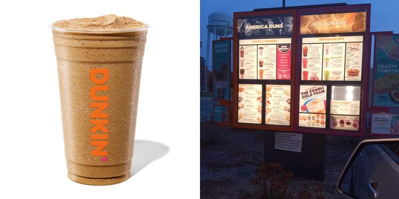 Dunkin' Menu