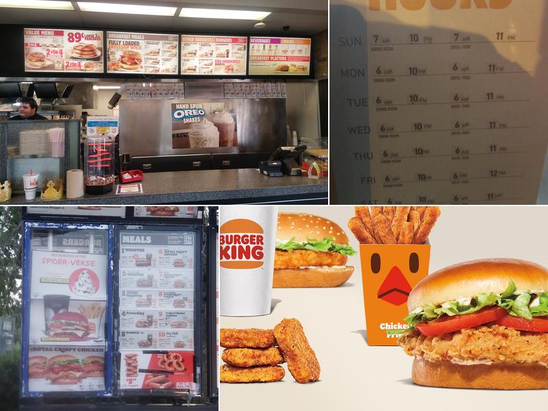 Burger King Menu