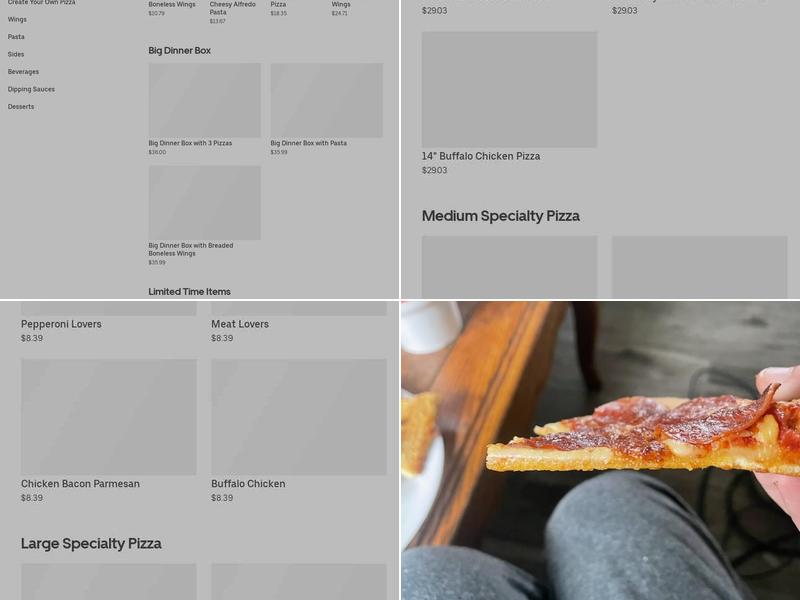 Pizza Hut Menu