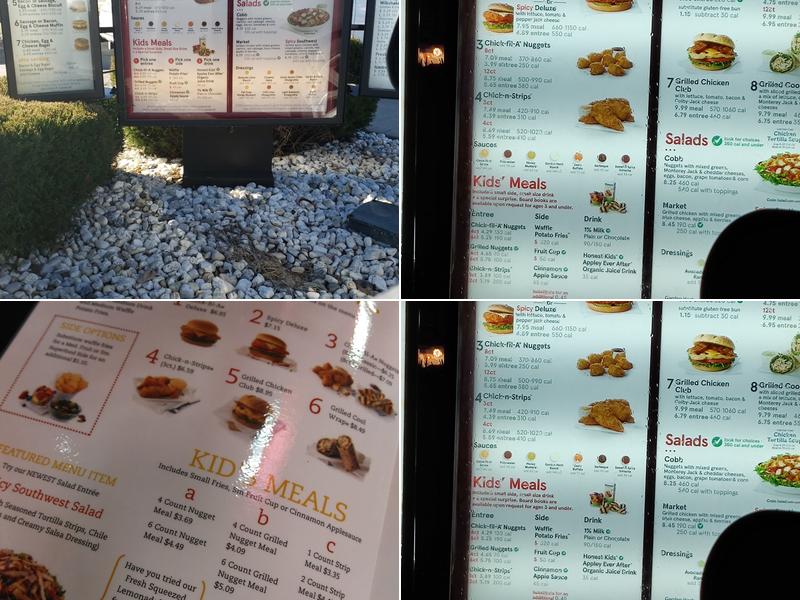 Chick-fil-A Menu