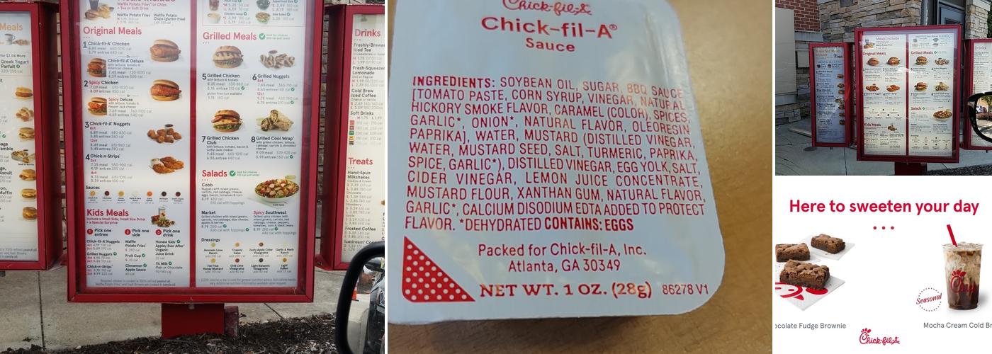 Chick-fil-A Menu