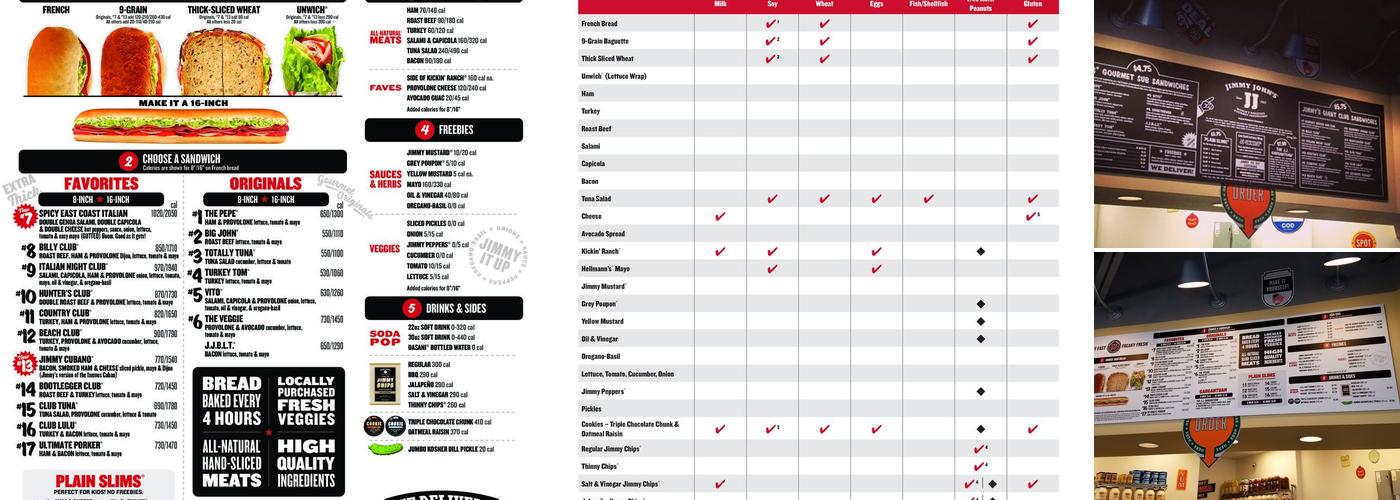 Jimmy John's Menu