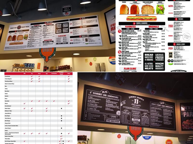 Jimmy John's Menu