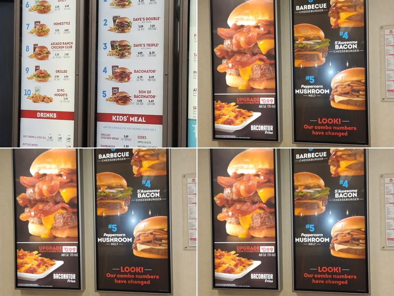 Wendy's Menu