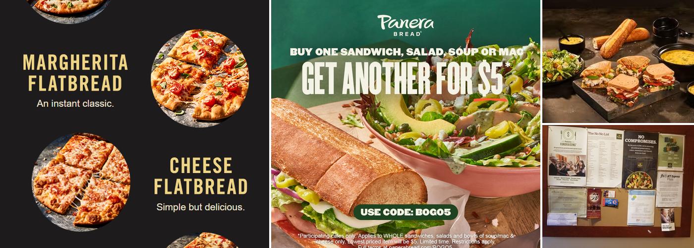 Panera Bread Menu