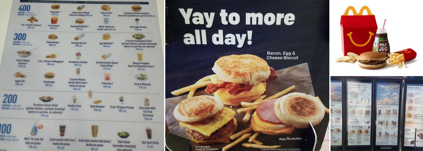 McDonald's Menu