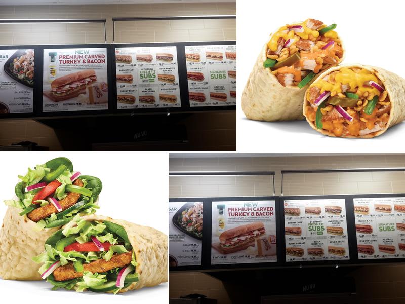 Subway Menu