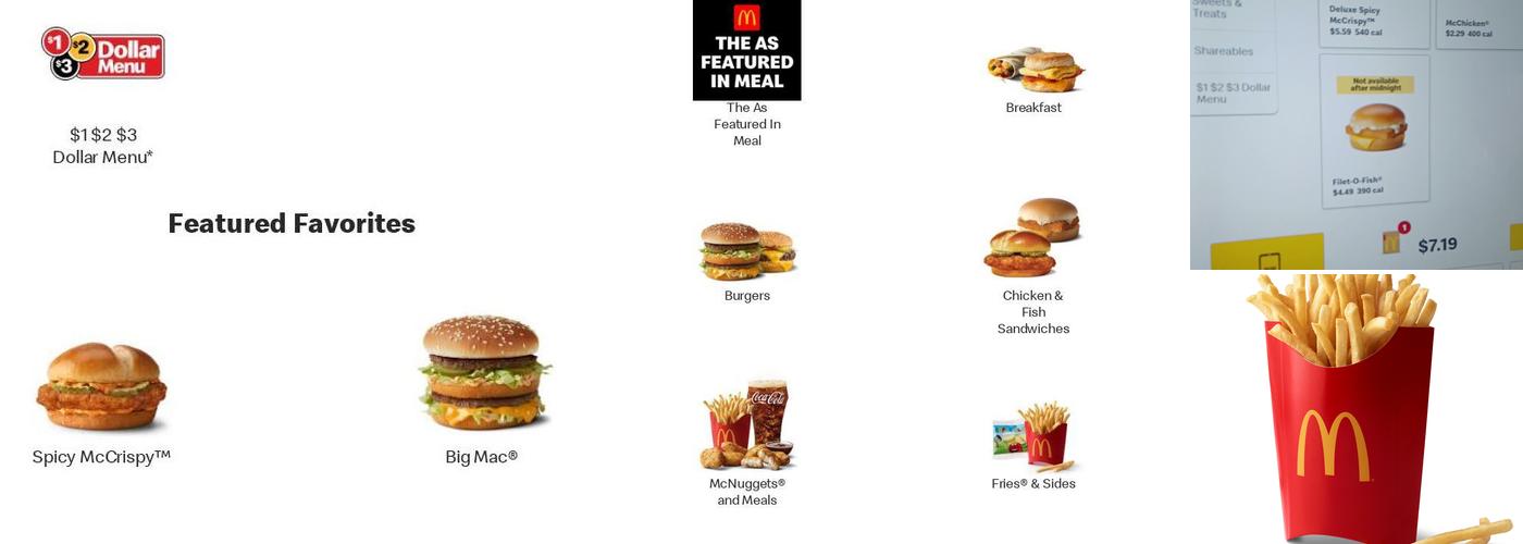 McDonald's Menu