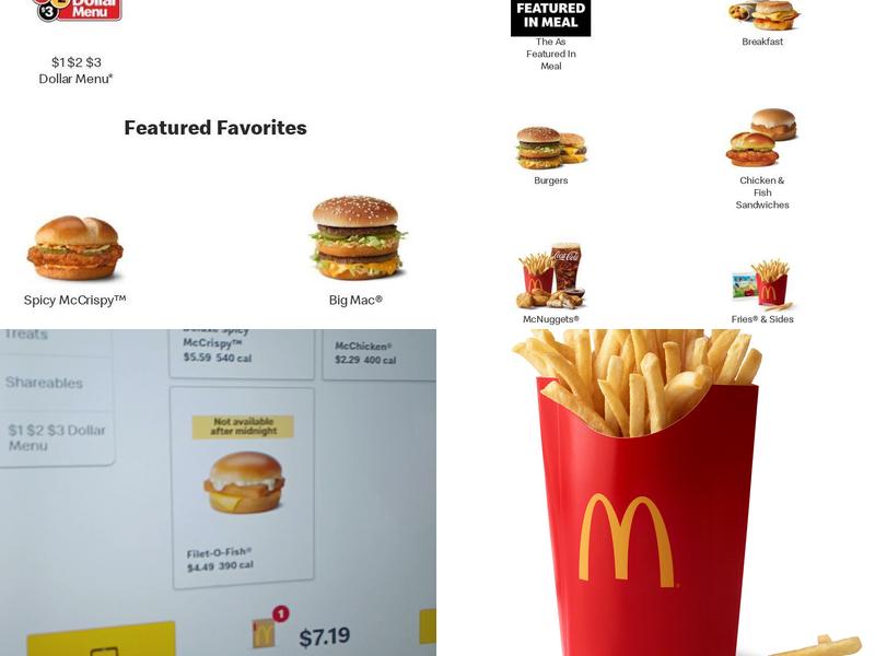 McDonald's Menu