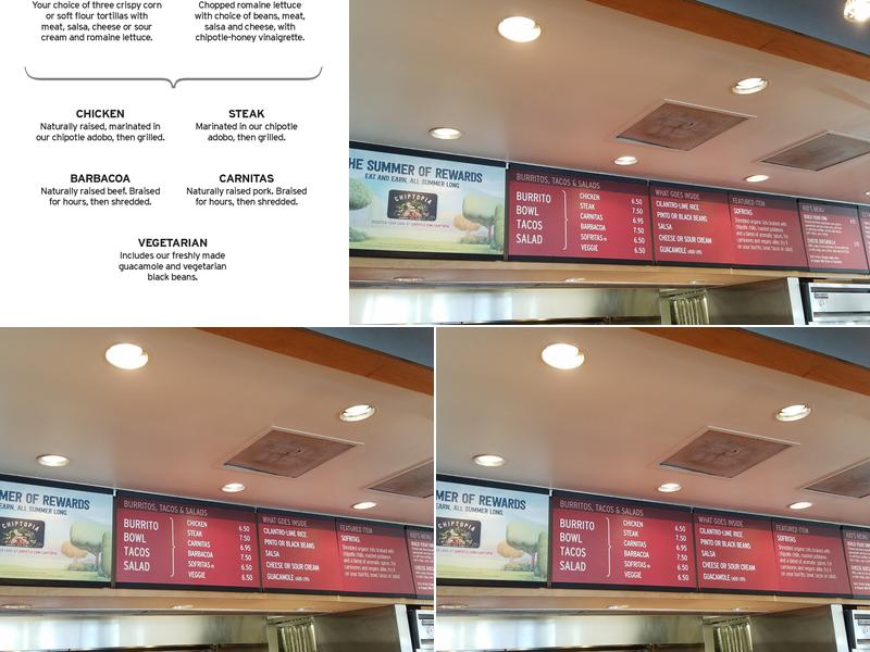 Chipotle Mexican Grill Menu