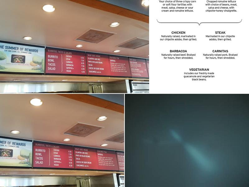 Chipotle Mexican Grill Menu