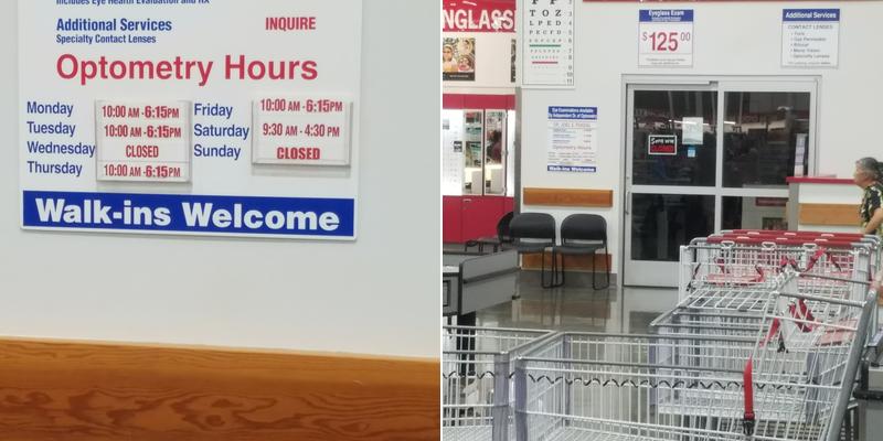 Costco Optometry