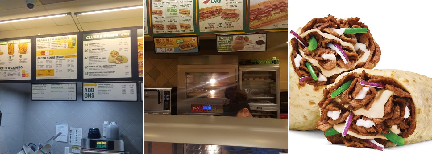 Subway Menu