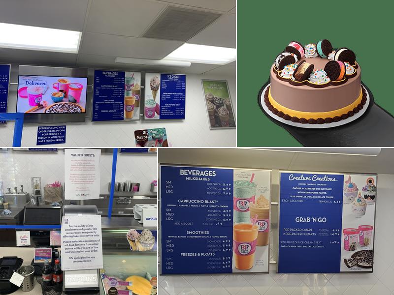 Baskin-Robbins Menu