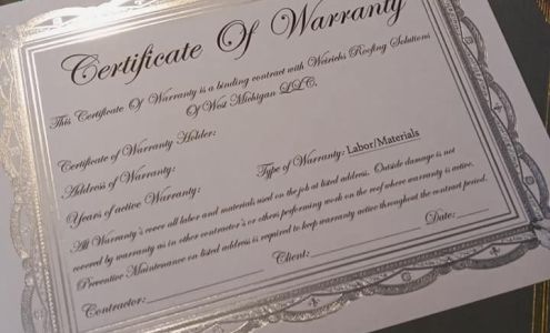 Weirichs Roofing Solutions Of West Michigan, LLC