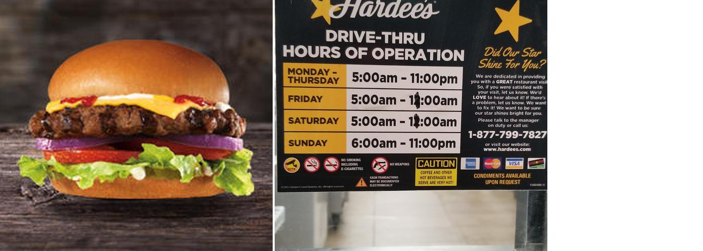 Hardee's Menu