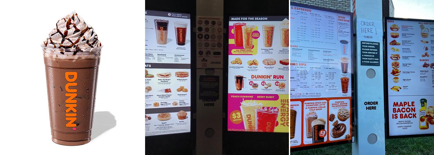 Dunkin' Menu