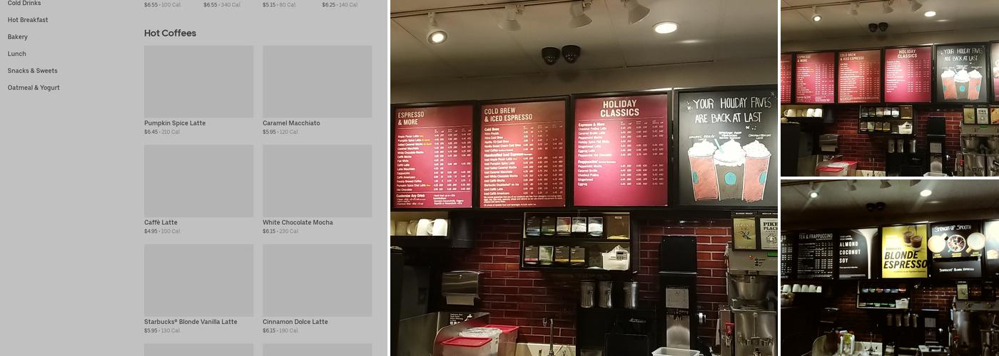 Starbucks Menu