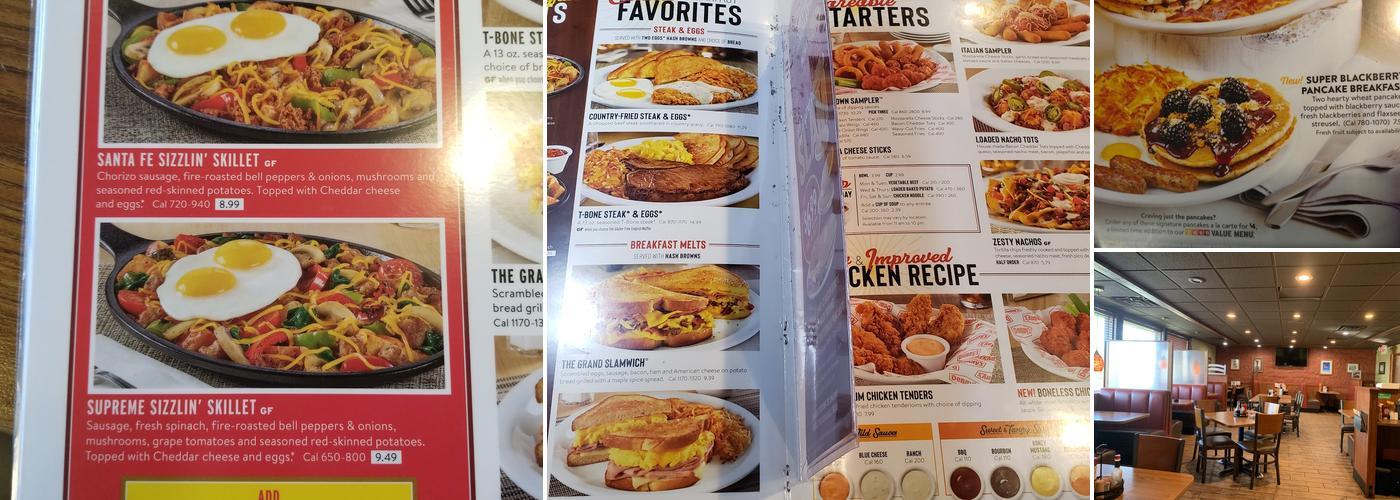 Denny's Restaurant Menu