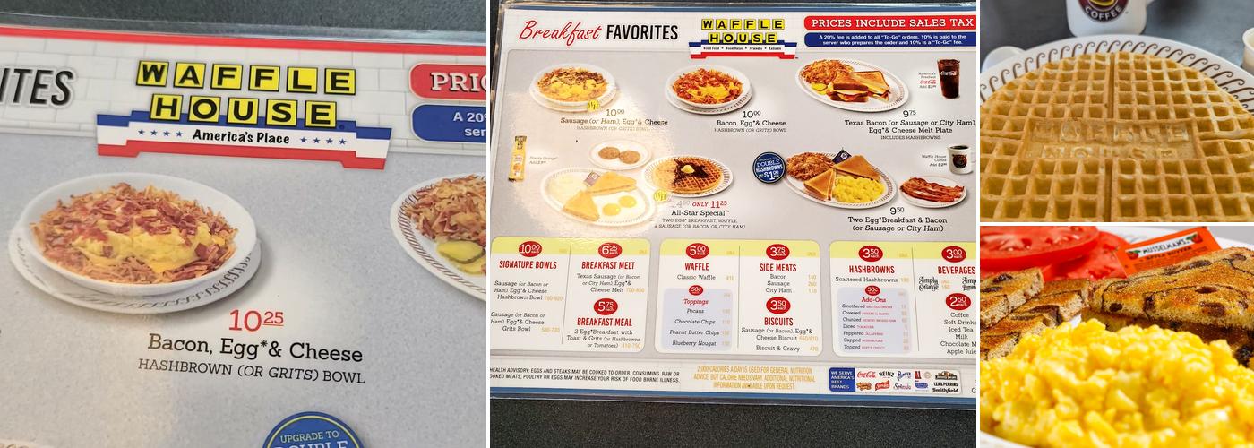 Waffle House Menu