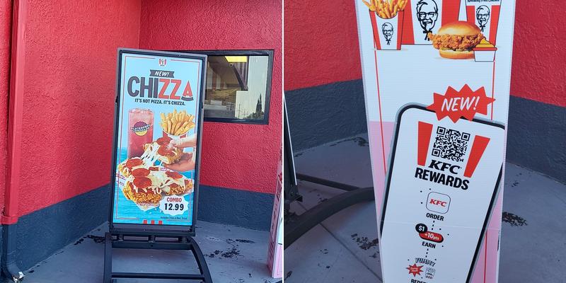 KFC Menu