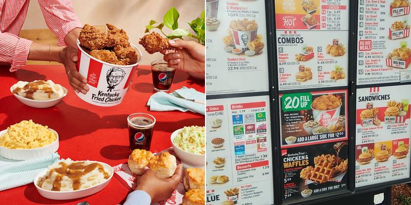 KFC Menu