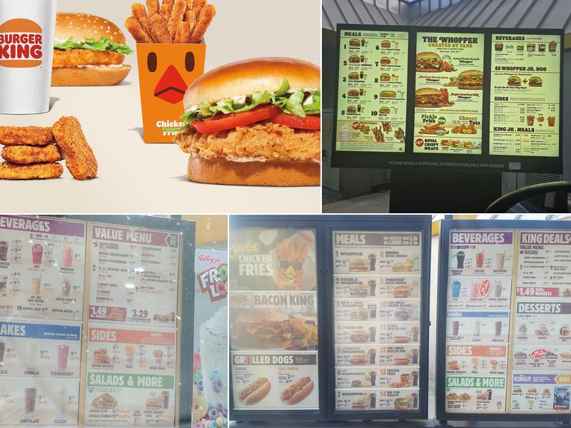 Burger King Menu