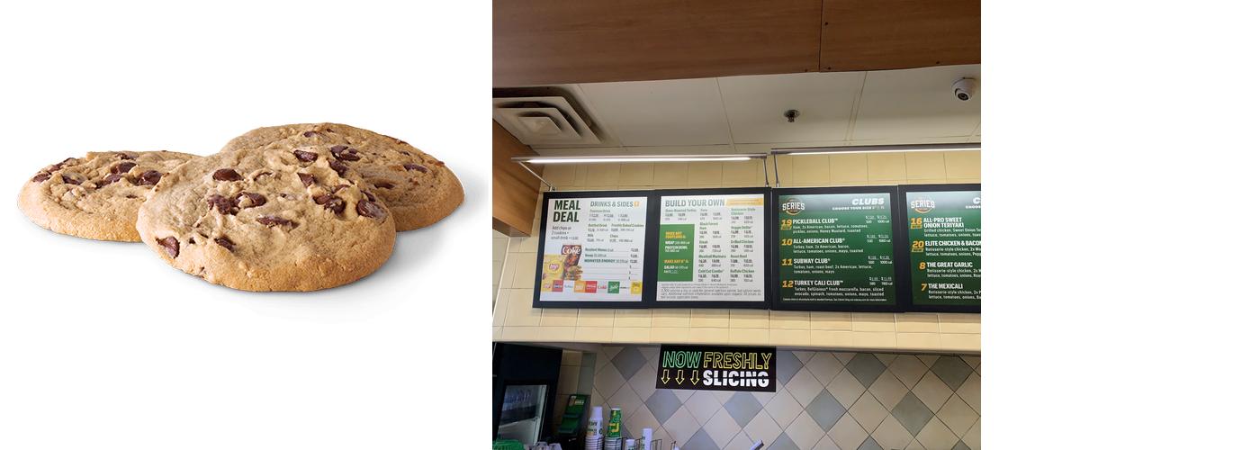 Subway Menu
