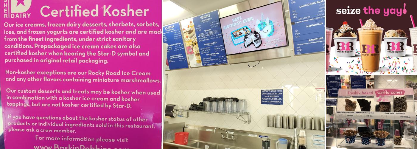 Baskin-Robbins Menu