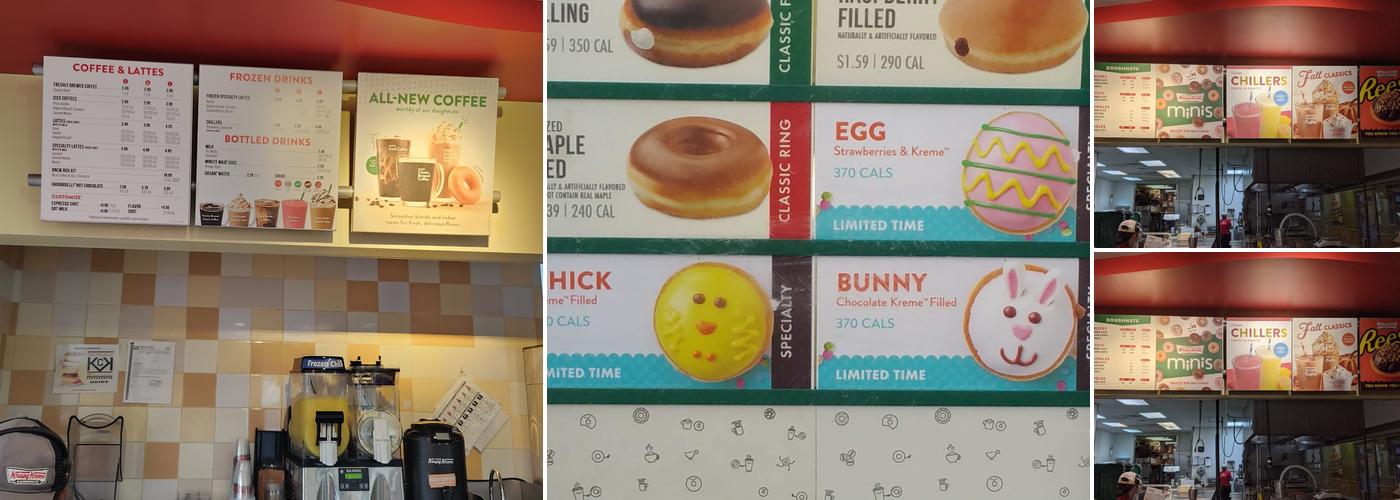 Krispy Kreme Menu
