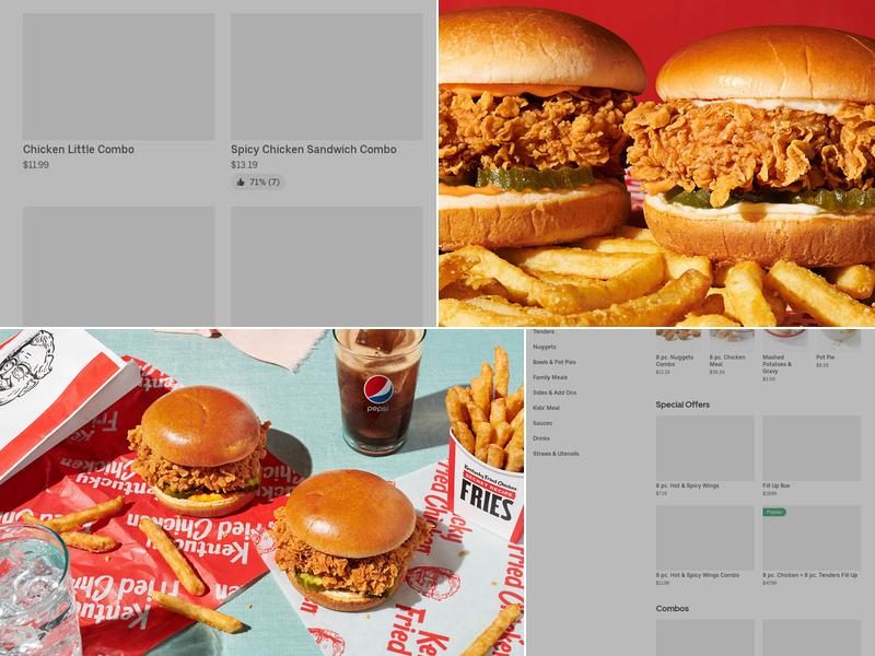 KFC Menu