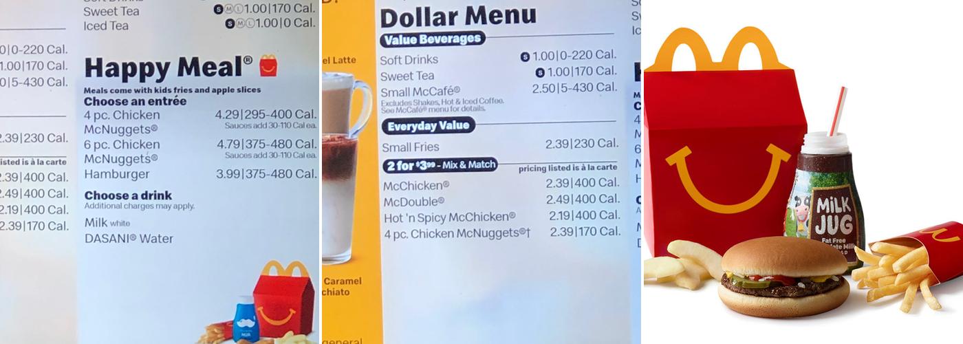 McDonald's Menu