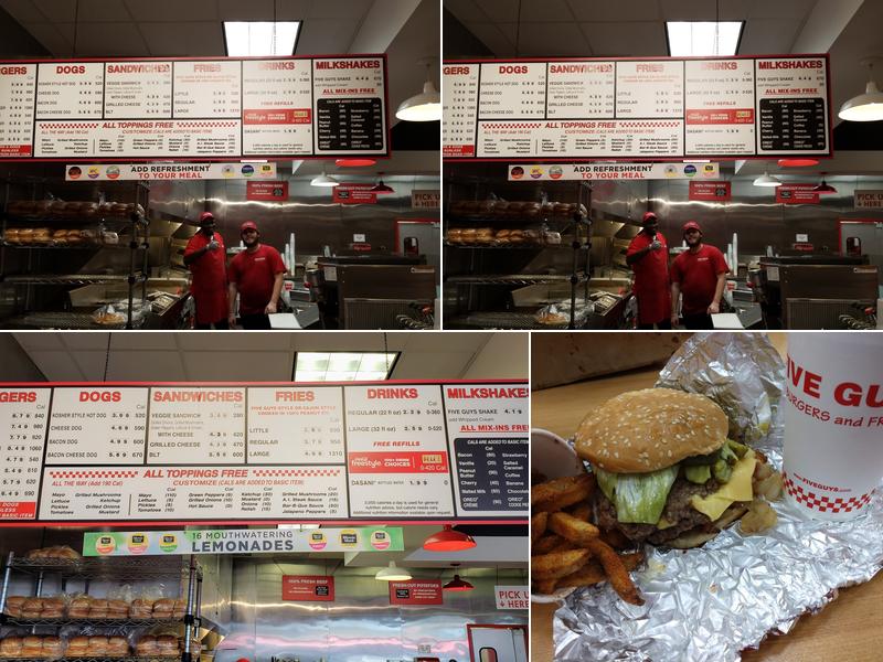 Five Guys Menu