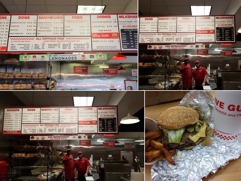 Five Guys Menu