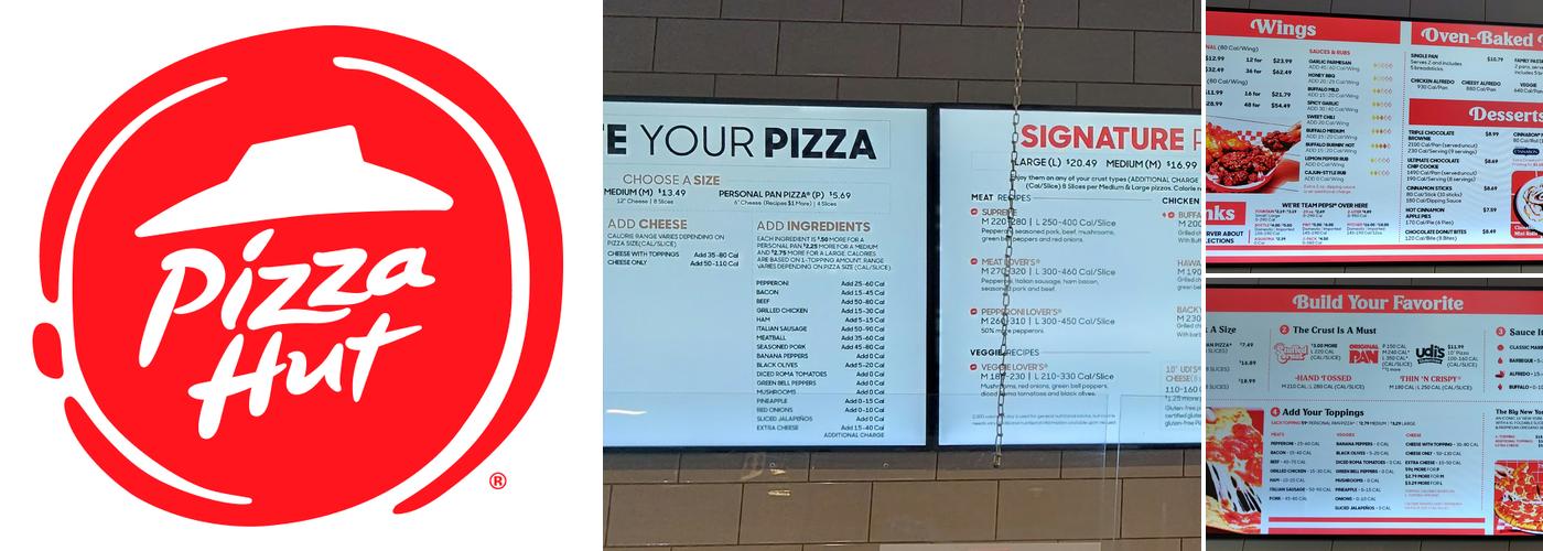 Pizza Hut Menu