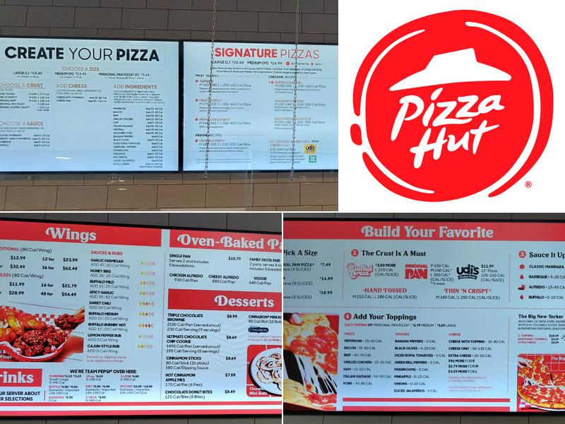 Pizza Hut Menu