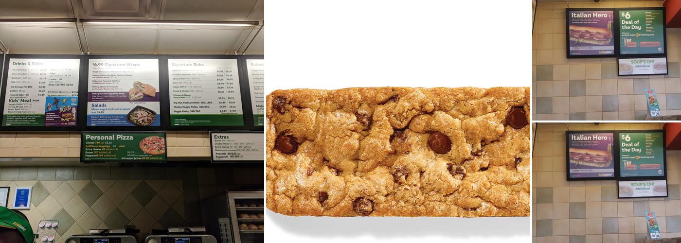 Subway Menu