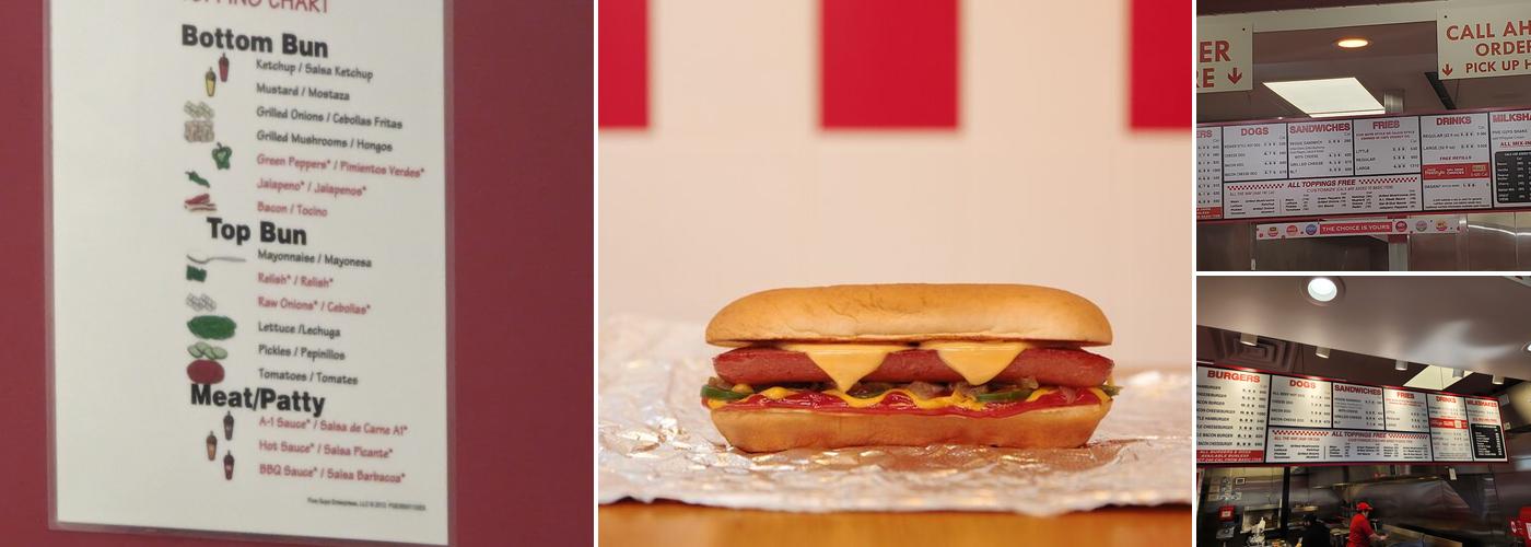 Five Guys Menu