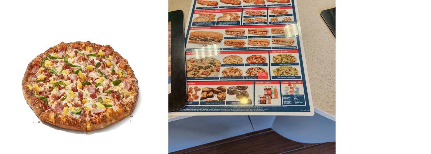 Domino's Pizza Menu